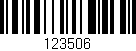 Código de barras (EAN, GTIN, SKU, ISBN): '123506'