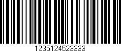 Código de barras (EAN, GTIN, SKU, ISBN): '1235124523333'