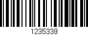 Código de barras (EAN, GTIN, SKU, ISBN): '1235339'