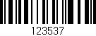 Código de barras (EAN, GTIN, SKU, ISBN): '123537'
