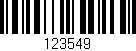 Código de barras (EAN, GTIN, SKU, ISBN): '123549'