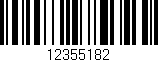 Código de barras (EAN, GTIN, SKU, ISBN): '12355182'