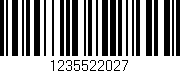 Código de barras (EAN, GTIN, SKU, ISBN): '1235522027'