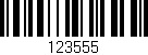 Código de barras (EAN, GTIN, SKU, ISBN): '123555'
