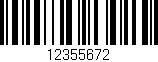Código de barras (EAN, GTIN, SKU, ISBN): '12355672'