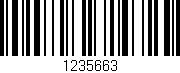 Código de barras (EAN, GTIN, SKU, ISBN): '1235663'