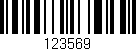 Código de barras (EAN, GTIN, SKU, ISBN): '123569'