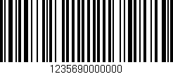 Código de barras (EAN, GTIN, SKU, ISBN): '1235690000000'
