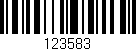 Código de barras (EAN, GTIN, SKU, ISBN): '123583'