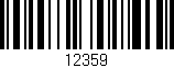 Código de barras (EAN, GTIN, SKU, ISBN): '12359'