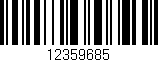 Código de barras (EAN, GTIN, SKU, ISBN): '12359685'