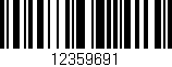 Código de barras (EAN, GTIN, SKU, ISBN): '12359691'