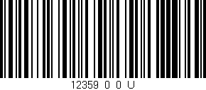 Código de barras (EAN, GTIN, SKU, ISBN): '12359_0_0_U'