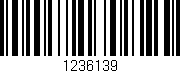 Código de barras (EAN, GTIN, SKU, ISBN): '1236139'