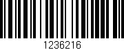 Código de barras (EAN, GTIN, SKU, ISBN): '1236216'
