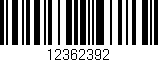 Código de barras (EAN, GTIN, SKU, ISBN): '12362392'
