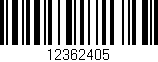 Código de barras (EAN, GTIN, SKU, ISBN): '12362405'