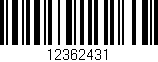 Código de barras (EAN, GTIN, SKU, ISBN): '12362431'