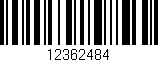 Código de barras (EAN, GTIN, SKU, ISBN): '12362484'