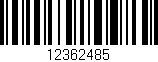 Código de barras (EAN, GTIN, SKU, ISBN): '12362485'