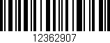 Código de barras (EAN, GTIN, SKU, ISBN): '12362907'