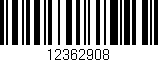 Código de barras (EAN, GTIN, SKU, ISBN): '12362908'