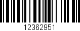 Código de barras (EAN, GTIN, SKU, ISBN): '12362951'