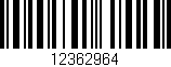Código de barras (EAN, GTIN, SKU, ISBN): '12362964'
