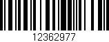 Código de barras (EAN, GTIN, SKU, ISBN): '12362977'