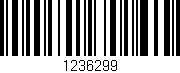 Código de barras (EAN, GTIN, SKU, ISBN): '1236299'