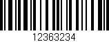 Código de barras (EAN, GTIN, SKU, ISBN): '12363234'