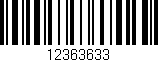 Código de barras (EAN, GTIN, SKU, ISBN): '12363633'
