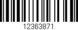 Código de barras (EAN, GTIN, SKU, ISBN): '12363871'
