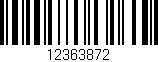 Código de barras (EAN, GTIN, SKU, ISBN): '12363872'