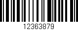 Código de barras (EAN, GTIN, SKU, ISBN): '12363879'