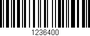 Código de barras (EAN, GTIN, SKU, ISBN): '1236400'