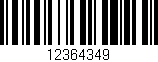 Código de barras (EAN, GTIN, SKU, ISBN): '12364349'