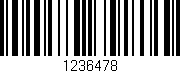 Código de barras (EAN, GTIN, SKU, ISBN): '1236478'