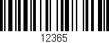 Código de barras (EAN, GTIN, SKU, ISBN): '12365'