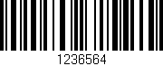 Código de barras (EAN, GTIN, SKU, ISBN): '1236564'