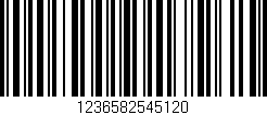 Código de barras (EAN, GTIN, SKU, ISBN): '1236582545120'