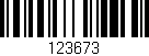 Código de barras (EAN, GTIN, SKU, ISBN): '123673'