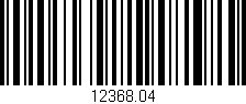 Código de barras (EAN, GTIN, SKU, ISBN): '12368.04'