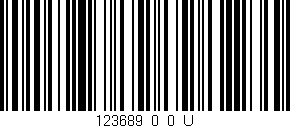 Código de barras (EAN, GTIN, SKU, ISBN): '123689_0_0_U'
