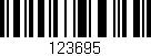 Código de barras (EAN, GTIN, SKU, ISBN): '123695'