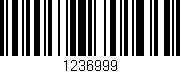 Código de barras (EAN, GTIN, SKU, ISBN): '1236999'