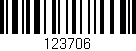 Código de barras (EAN, GTIN, SKU, ISBN): '123706'