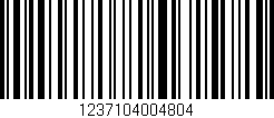 Código de barras (EAN, GTIN, SKU, ISBN): '1237104004804'