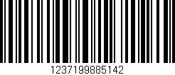 Código de barras (EAN, GTIN, SKU, ISBN): '1237199885142'