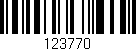 Código de barras (EAN, GTIN, SKU, ISBN): '123770'